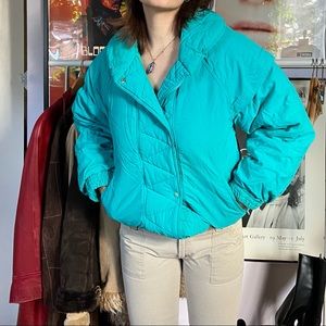 Retro 80’s puffer jacket